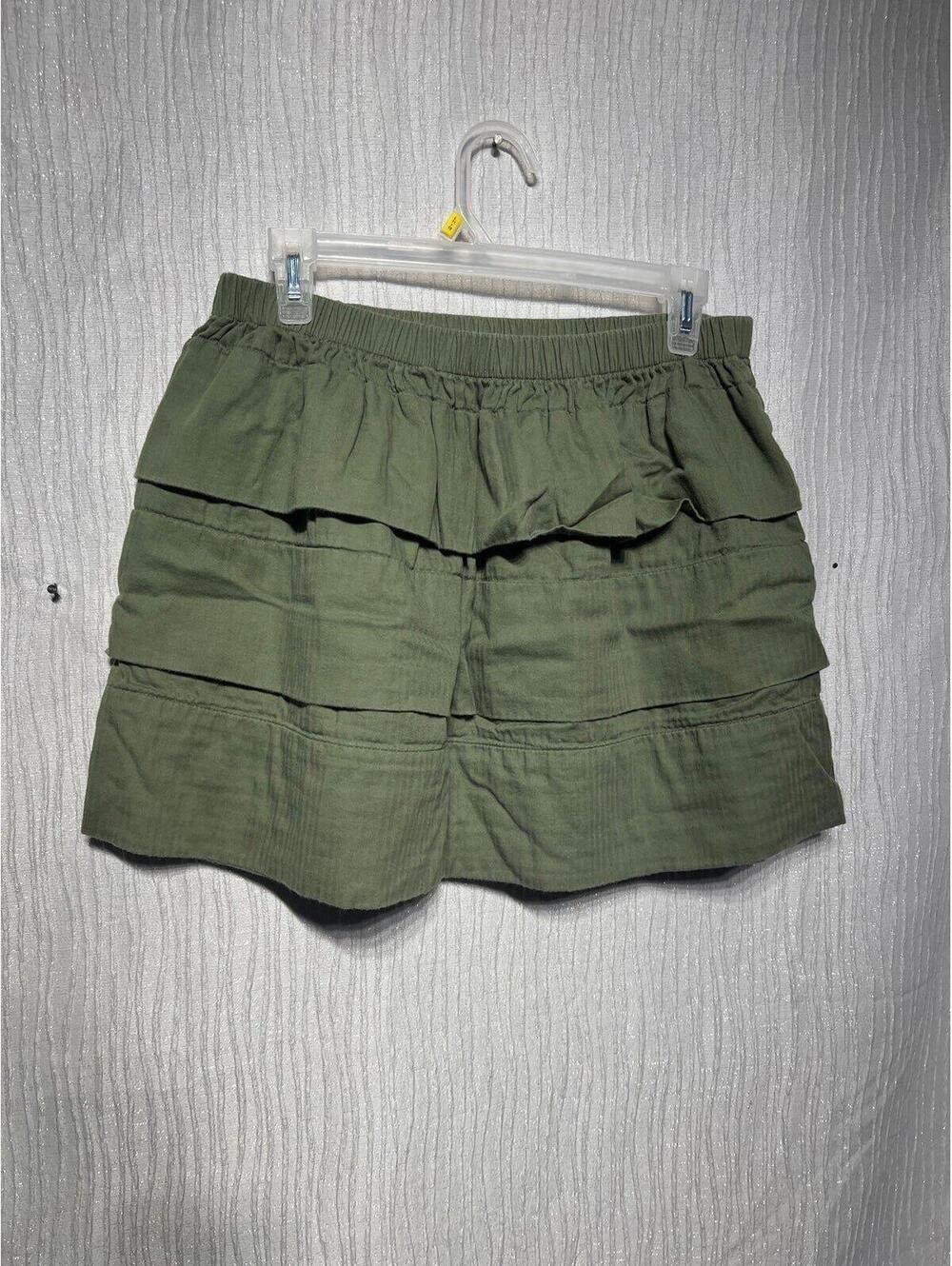 QMack Womens Army Green Mini skirt
